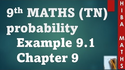 9th maths chapter 9 example 9.1 TN Samacheer hiba maths