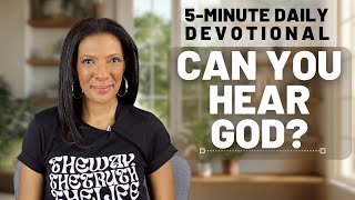 Can You Really Hear God’s Voice | John 10:27 | 5-Min Daily Devotional Update