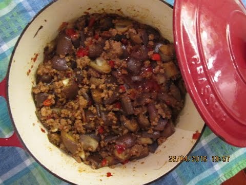RECIPE 食譜 - 炒肉碎茄子 Chinese Eggplants with Minced Pork