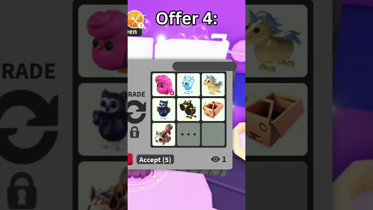 Trading the NEON SUGARGLIDER in roblox adopt me ❤️🍬 