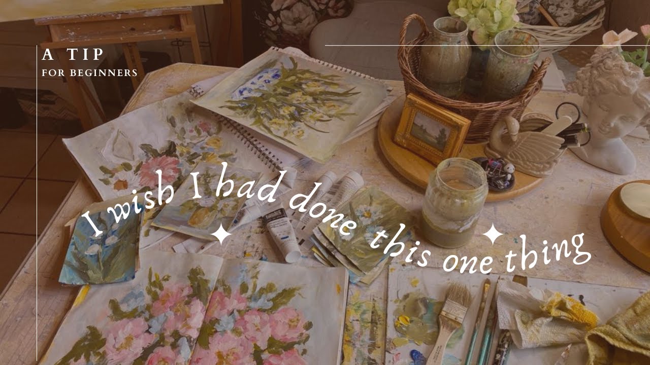 One thing I wish I had done when I first started painting... - YouTube