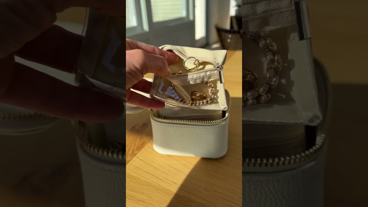 We’ve shared quite a few travel jewelry cases over the years, but this one may be the best -