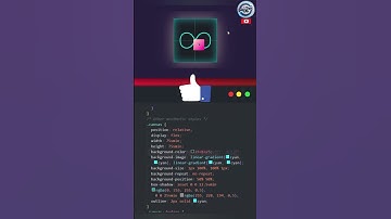 Funny infinity floating Animation using HTML CSS #shortvideo #coding #frontenddevelopment