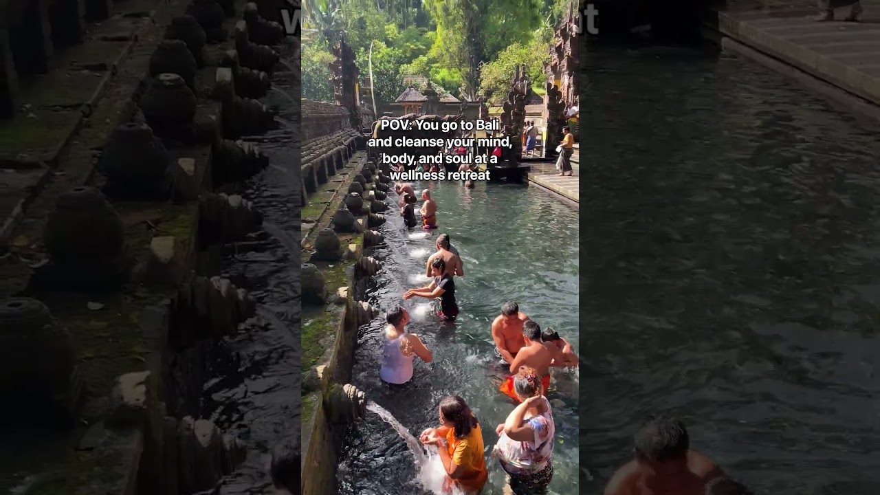 POV: You go to a wellness retreat in Bali...