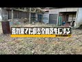 荒れ果てた庭を全面芝生にする