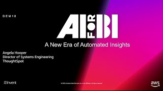 AWS re:Invent 2018: Allergan Taps into Growth with Search & AI-Driven Analytics (DEM18)