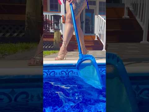 Who needs their pool cleaned? 👀👠🥵