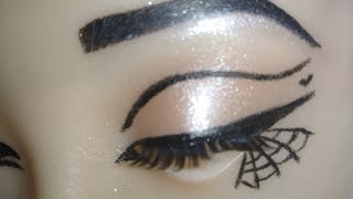 graphic eyeliner eyes makeup #stepbystep #makeup #eyeliner #koreanmakeup #wingedeyeliner #beginners