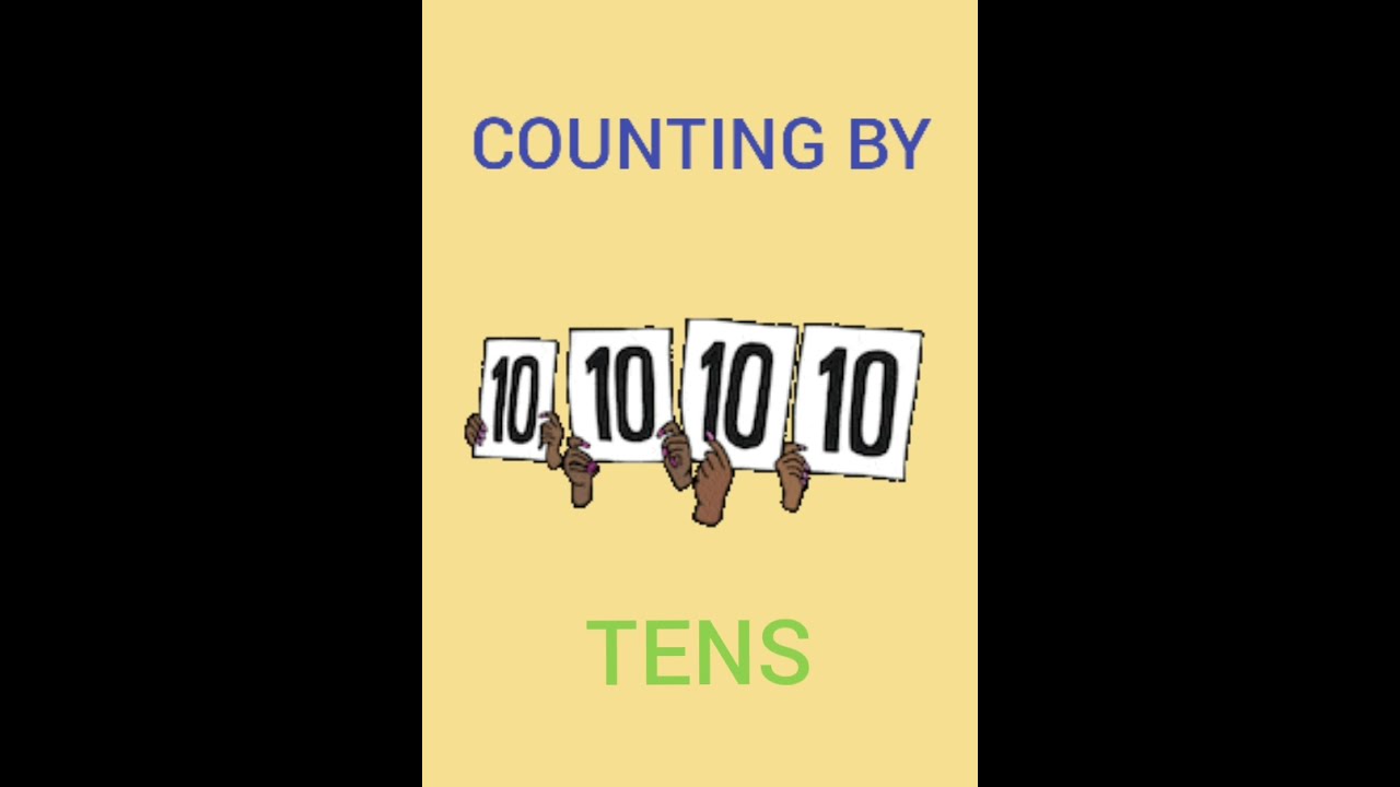 Counting By 10s to 100|Learn To Count With Number Words|SBK LEARNING