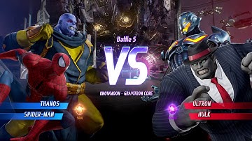MARVEL VS. CAPCOM: INFINITE Thanos Alt.,Spider-Man Gameplay In Arcade Mode