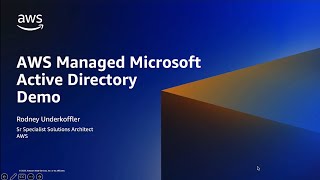 Download Mp3 AWS Managed Microsoft AD Demo and Overview | Amazon Web Services Gudang lagu Download Mp3 AWS Managed Microsoft AD Demo and Overview | Amazon Web Services
