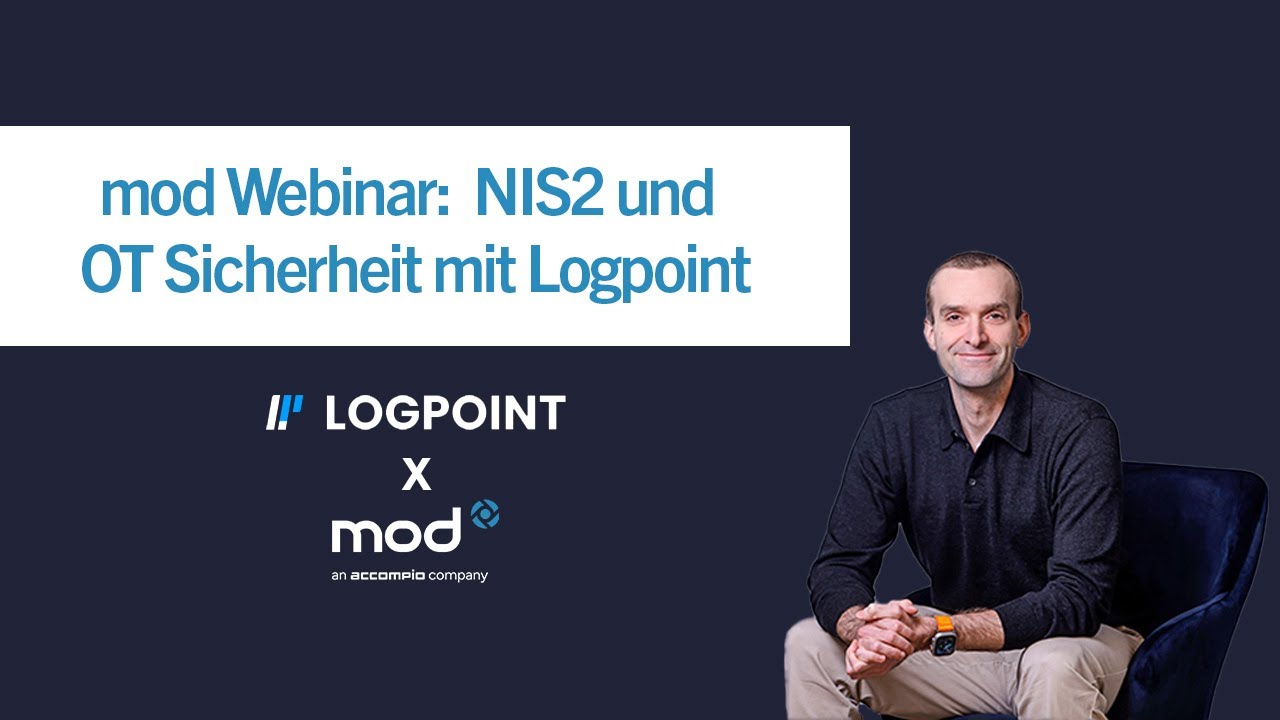 mod Webinar: NIS2 und OT Sicherheit mit Logpoint - YouTube