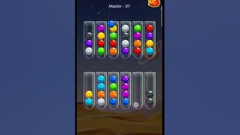 Golden Bubble Sort Master Level 97 (gameplay walkthrough)