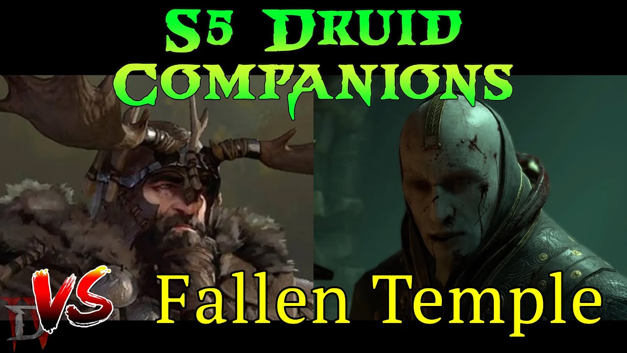 (D4) Companion Druid vs Fallen Temple - Level 39, Season 5