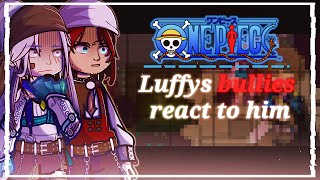 [13+] Luffy bullies  React to Him || One Piece - Gacha react