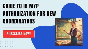 Guide to IB MYP Authorization for New Coordinators