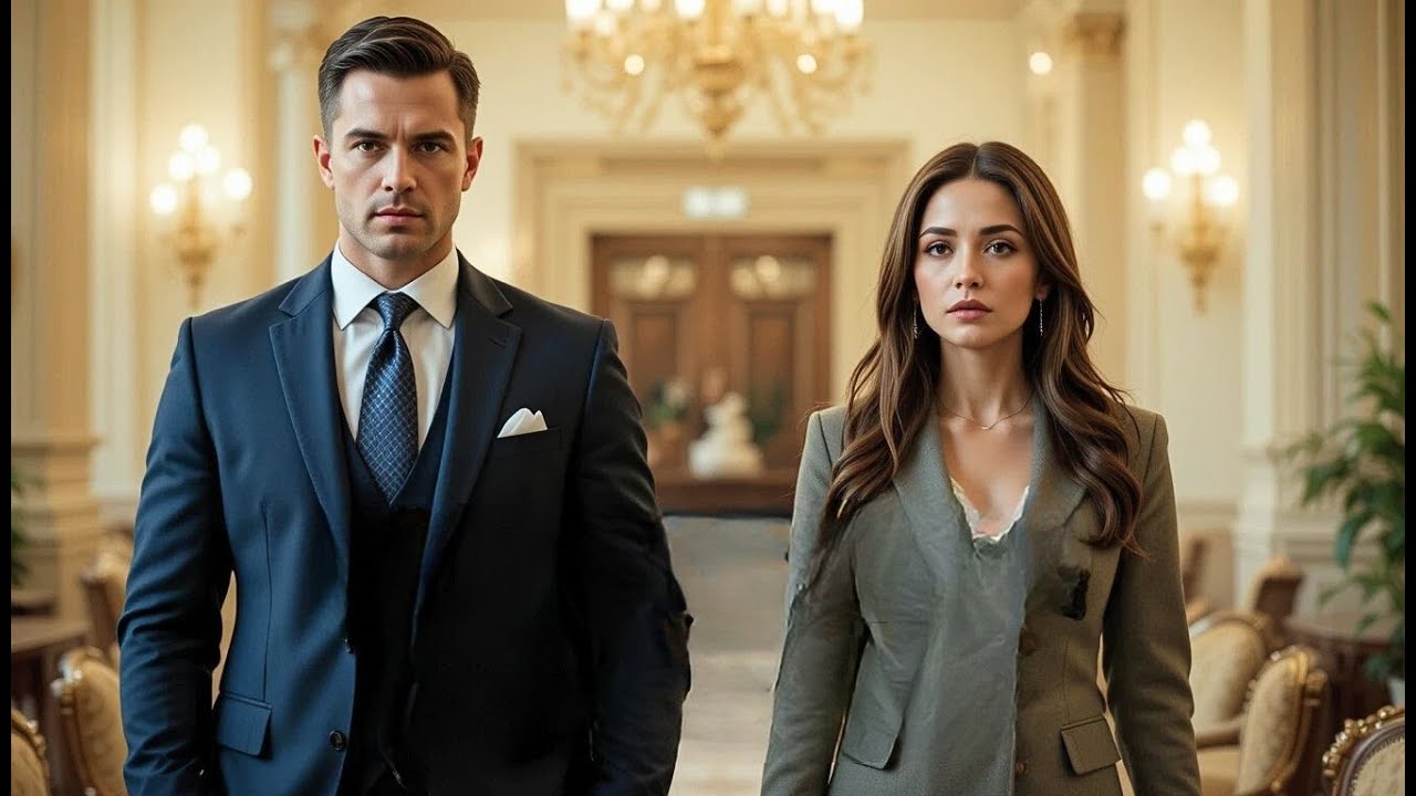 “She Was His Childhood Love… Now the Millionaire Sees Her Cleaning His Wedding Hall in Tears.