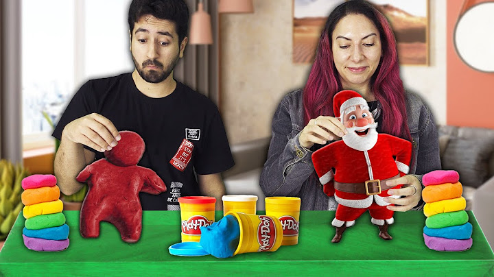 QUEM FIZER A MELHOR ESCULTURA DE NATAL COM MASSINHA GANHA | Gabriel e Shirley 2.0