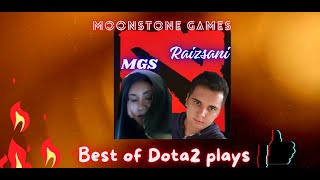 Best of Moonstone Games (MSG) & Raizsani Dota2 Plays #shorts