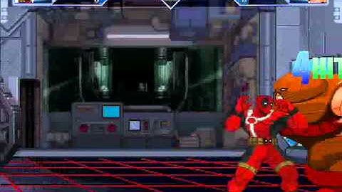 Super Marvel vs Capcom Eternity of Heroes: Deadpool vs Juggernaut