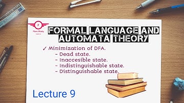 Lecture 9| Minimization of DFA  #automata#automatatheory