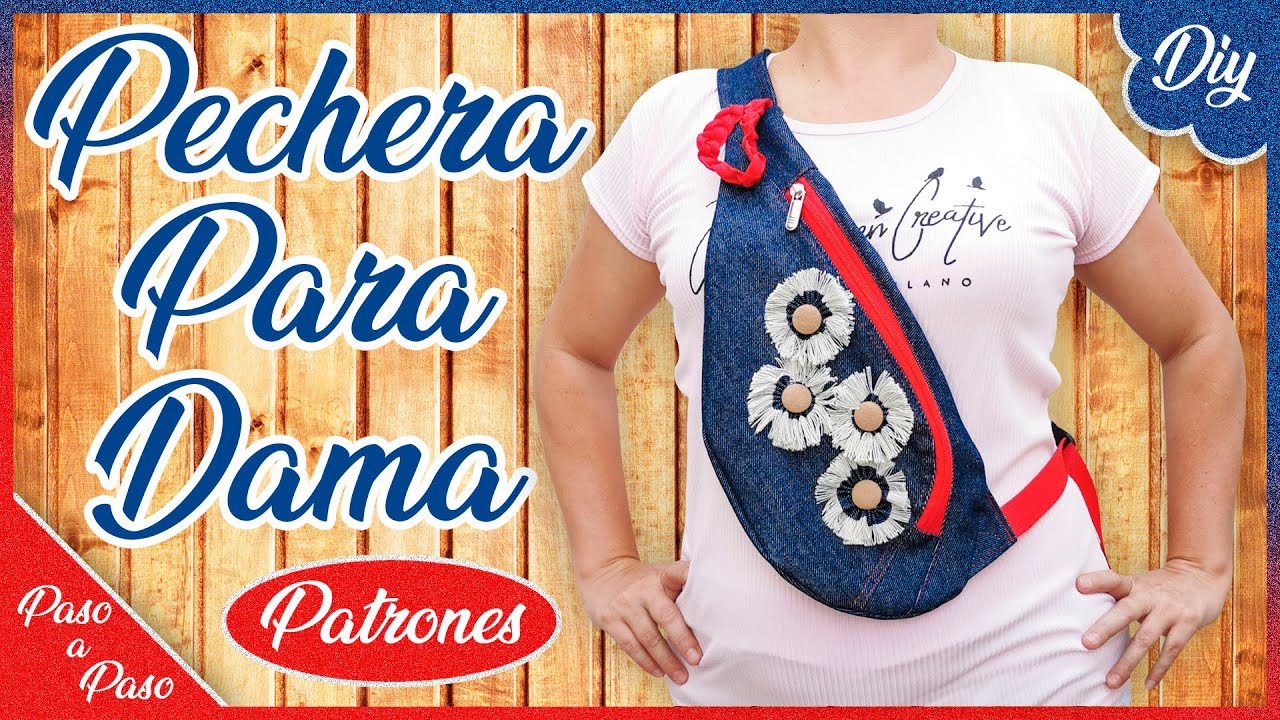 Como Hacer Pechera Pará Dama En JEAN | Moldes Incluidos | Confeccion -  YouTube