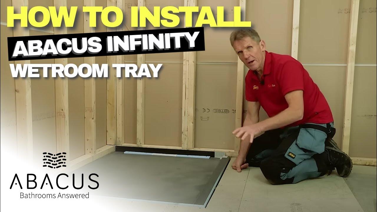 Installing an Infinity Single Fall Wetroom Shower Tray YouTube