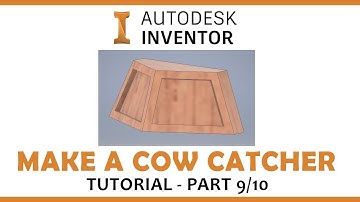 Inventor Model Train Tutorial - Cow Catcher (Part 9/10)