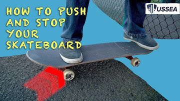 How To Skateboard for Beginners Series 5/6 - PUSHING, STOPPING, BAILING AND RECOVERING