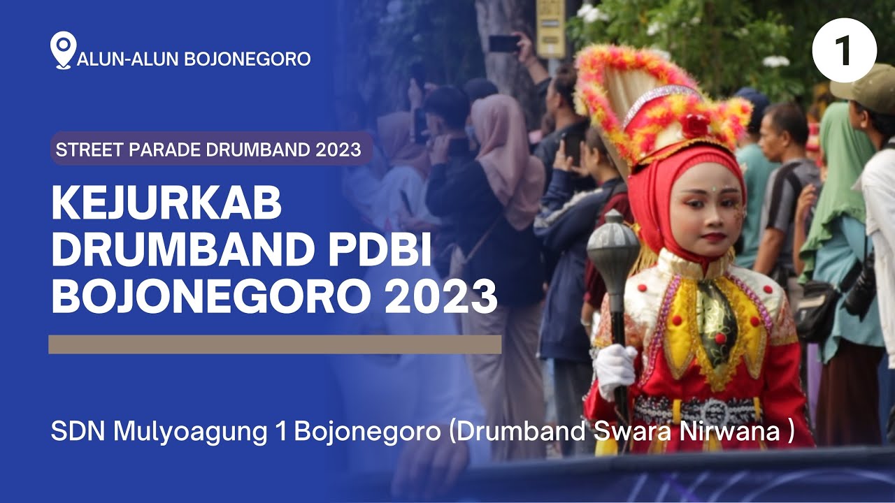 Drumband Swara Nirwana SDN Mulyoagung 1 Bojonegoro - Street Parade Bojonegoro 2023