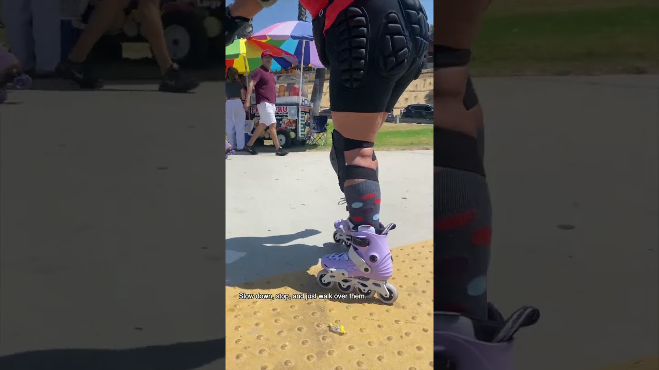 How to Skate Over Yellow Thingies on the Road