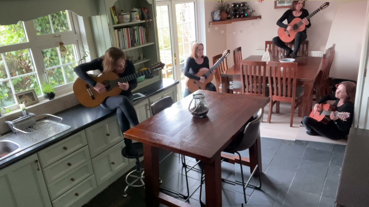 Vivaldi's Summer(Presto) Guitar Quartet Version.