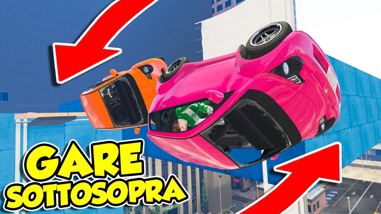 Gta 5 ITA - Gara sincronizzata con acrobazie! - W/SpJockey giochi uniti