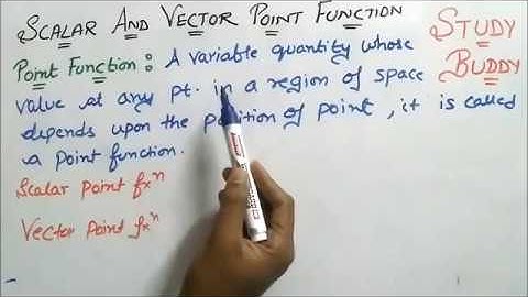 Scalar and Vector Point Function II Gradient of a Scalar Function [Concept with Numerical - Part 1]