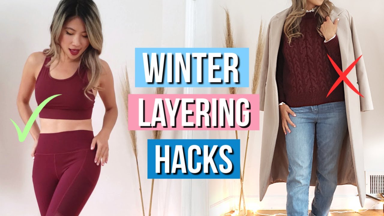 Layering Winter Clothing Hacks! How to Layer for Cold Weather! - YouTube