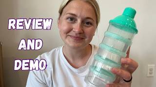 Accmor Formula Dispenser Review Travel Bottle Container Demo