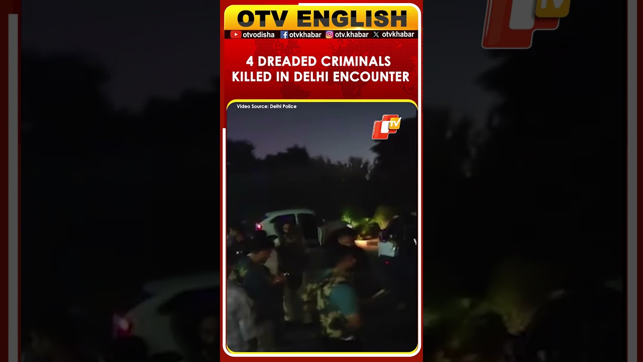 4 Most Wanted Criminals Gunned Down In Encounter By Delhi Police Crime Branch & Bihar Police