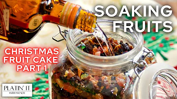 Soaking the Dry Fruits | Super Moist Fruit Cake Recipe Part 1 | Holiday Favourites
