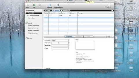Smart Response Classroom and student set up
