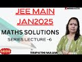 JEE MAIN Jan 2025 maths question paper solution || Q.no. 21,22,23  BY TRIPATHI MA&#39;AM.