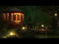 Gazebo Ambience w/ Relaxing Swamp Sounds at Night, Gentle River, Frogs, Crickets and Nature Sounds