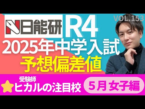 153【中学受験】日能研R4！5月版（女子編） - YouTube