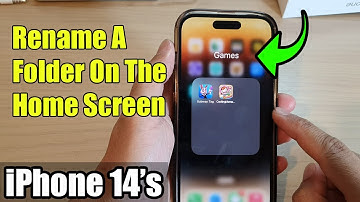 iPhone 14/14 Pro Max: How to Rename A Folder On The Home Screen