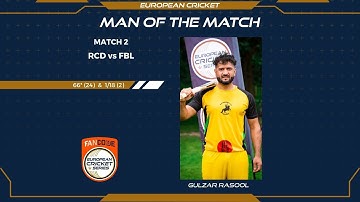 Great going Gulzar Rasool grabs the attention on opening day of FanCode ECS Germany Dresden