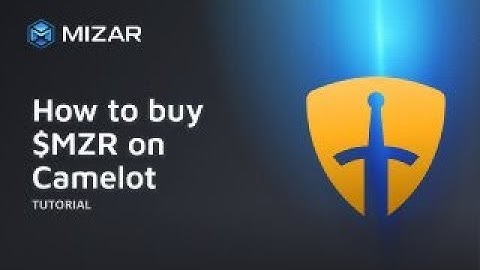 Tutorial: Swap $MZR on Camelot