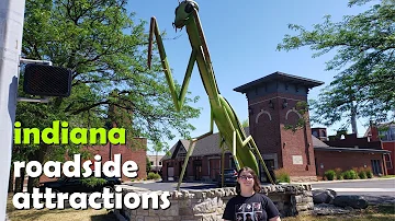 Indiana Roadside Attractions - KokoMantis, Garfield Statues, James Dean Birthplace & Gravesite