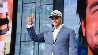 Connor Williams drafted by the Dallas Cowboys [April 30, 2018]