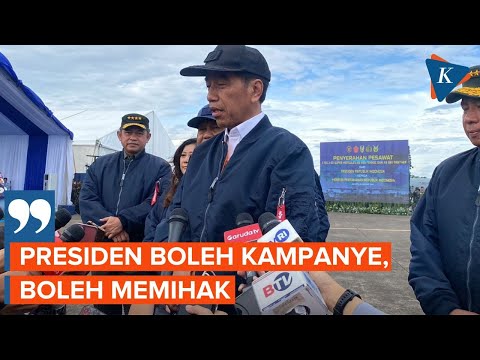 Jokowi: Presiden Boleh Kampanye dan Berpihak dalam Pemilu