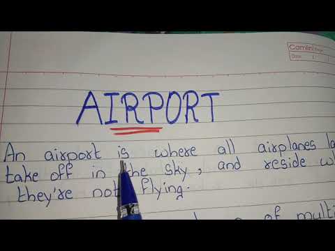 descriptive essay for airport