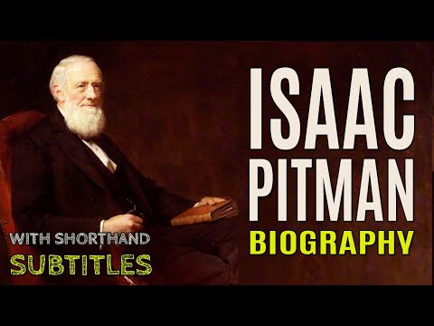 Sir Isaac Pitman Biography (History) with Shorthand Subtitles | KZ Learning